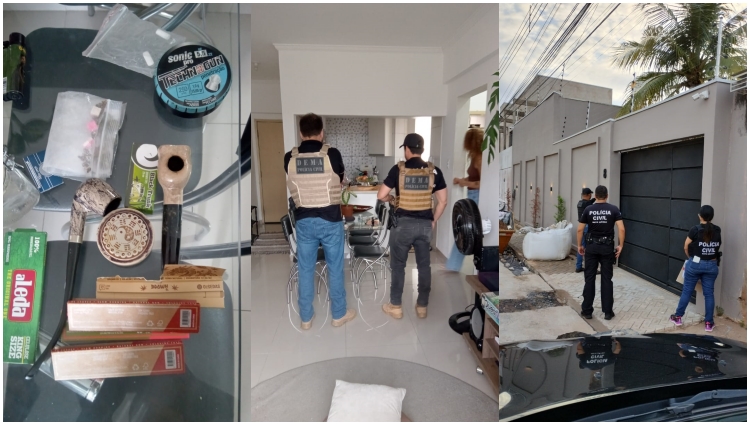 Estudantes universitários são alvos de operação contra o tráfico de drogas sintéticas