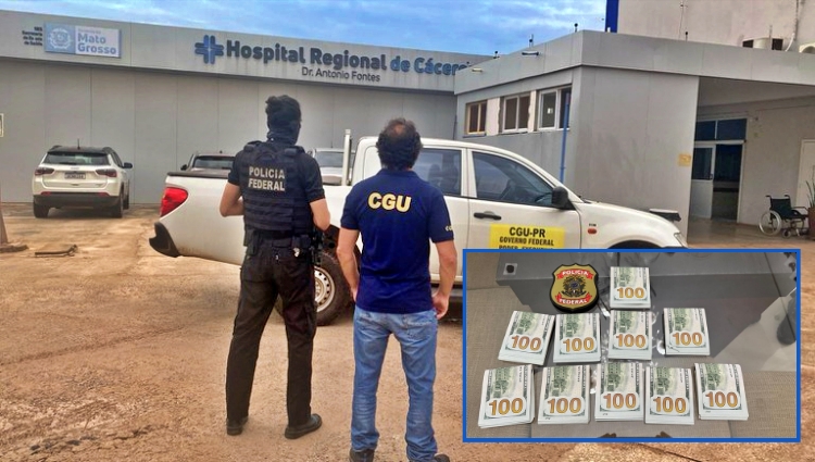 Operação da PF investiga servidores de hospital e empresas suspeitas de desviar dinheiro do SUS