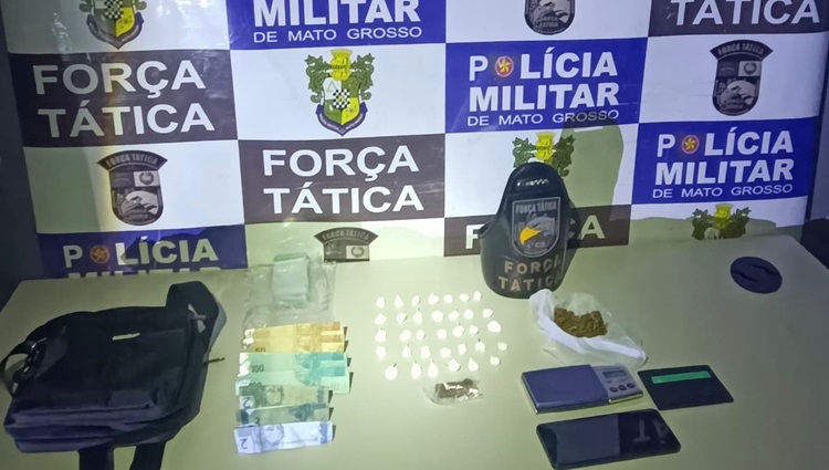 Polícia Militar Prende Suspeito de Tráfico em Rondonópolis
