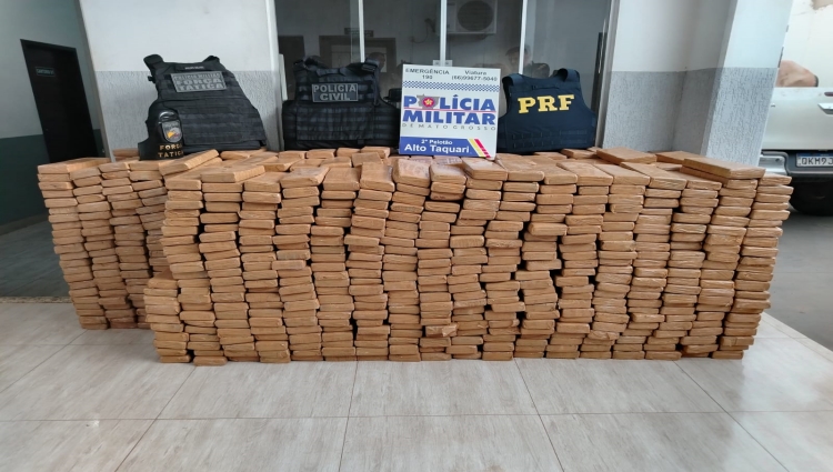 Ação conjunta apreende 1,5 tonelada de maconha