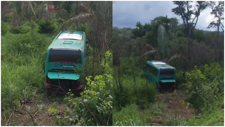 Ônibus de Turismo Sai da Pista e Cai em Abismo na BR-364
