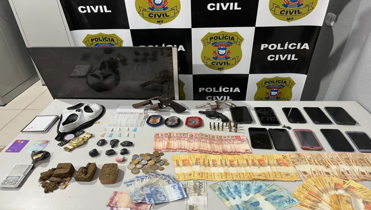 Operação desarticula esquema do tráfico de drogas, prende liderança e apreende armas