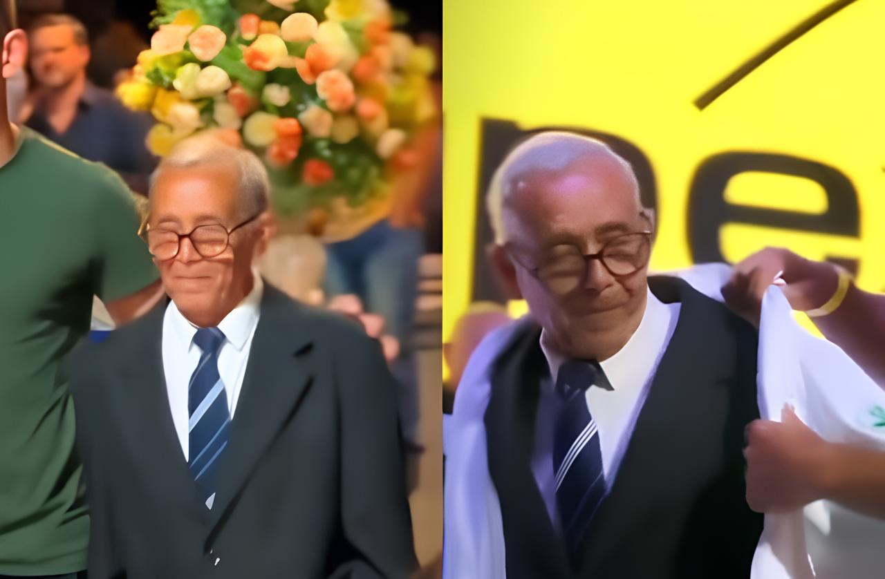 Aluno de 77 anos emociona e recebe aplausos da turma na cerimônia do jaleco do curso de biomedicina; VEJA VÍDEO