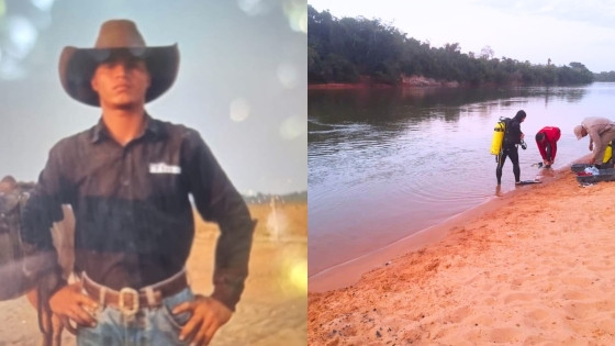 Bombeiros localizam corpo de jovem que se afogou no rio Teles Pires em Sinop