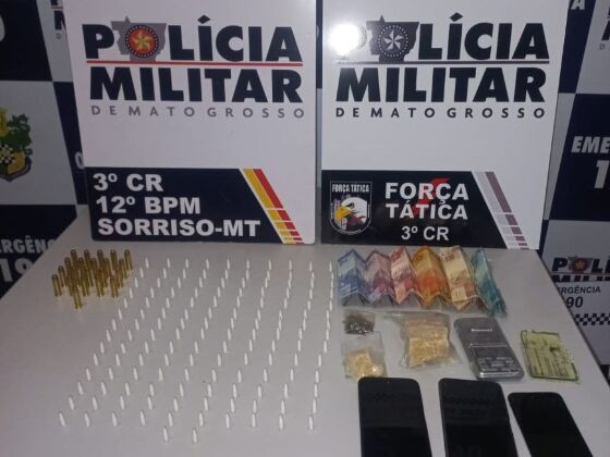 Força Tática conduz quatro membros de facção criminosa