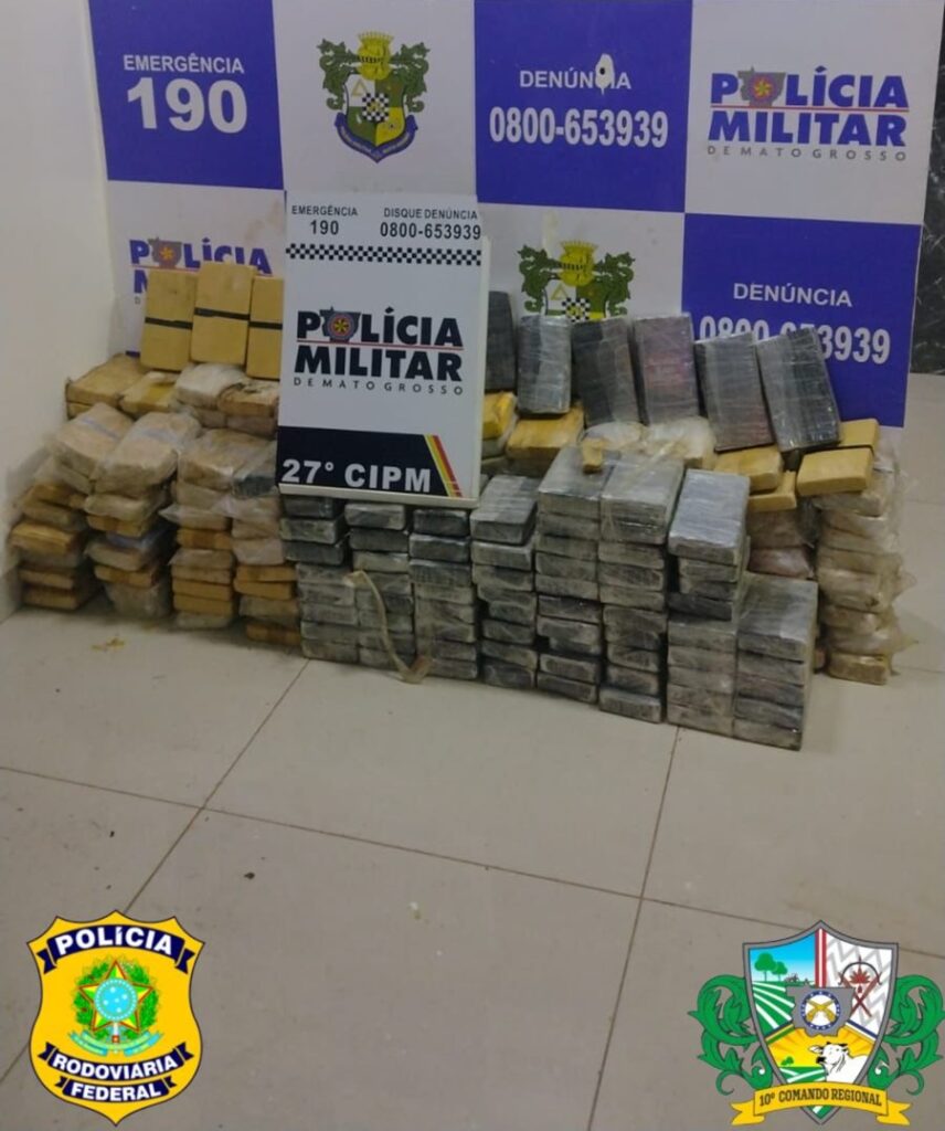 Motorista é flagrado Transportando Grande Quantidade de Drogas em Confresa