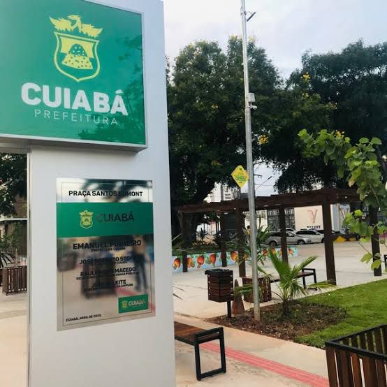 Vídeo mostra corte de árvores na Praça Santos Dumont