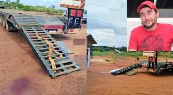 Caminhoneiro perde a vida ao ser atingido por prancha durante descarga
