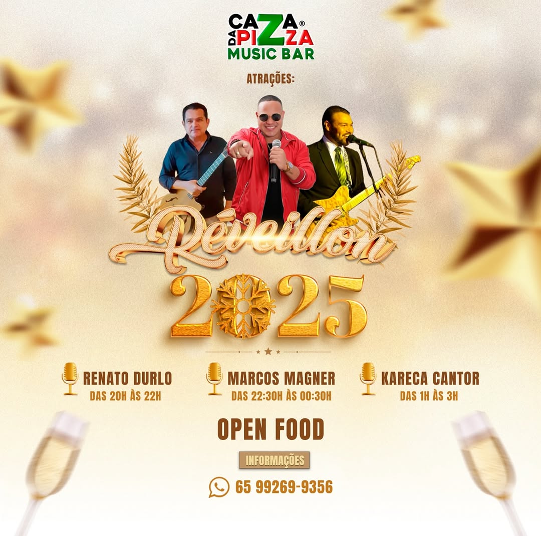 Natal Fest e Réveillon 2025 na Caza da Pizza Music Bar; VEJA VÍDEO