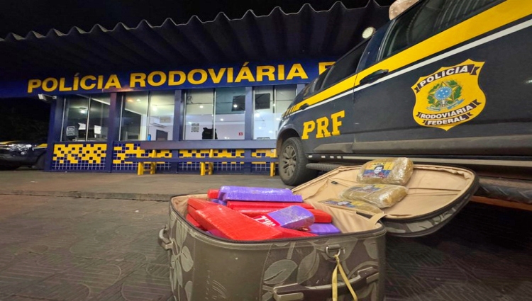 PRF Desmantela Transporte de 43kg de Drogas em Rondonópolis