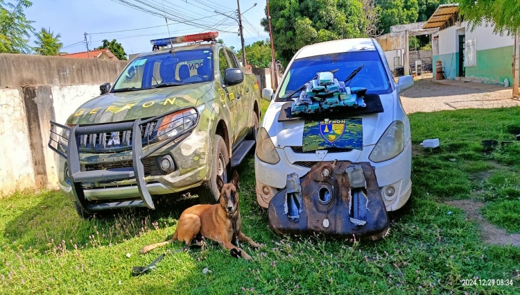 Carro Boliviano Esconde R$ 426 Mil em Cocaína