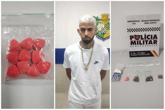 Traficante de drogas é preso em flagrante por vender drogas dentro do evento