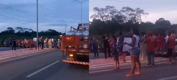 Moradores Bloqueiam Avenida e Exigem Iluminação Pública