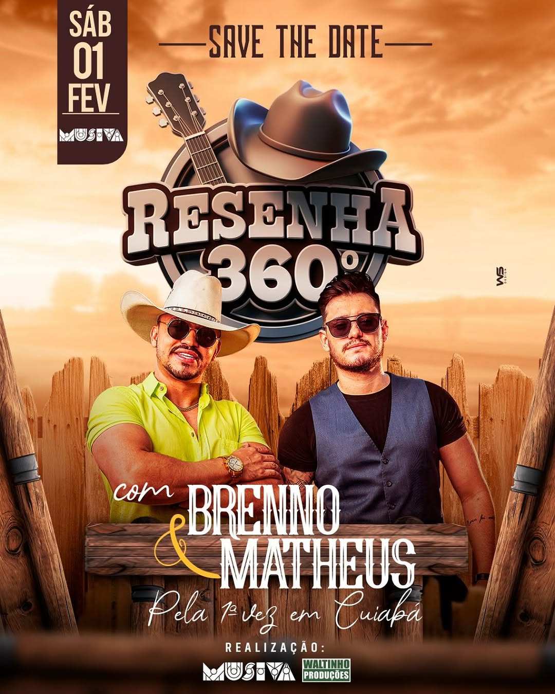 Show de Brenno e Matheus no Resenha 360° promete emocionar Cuiabá; SAIBA TUDO