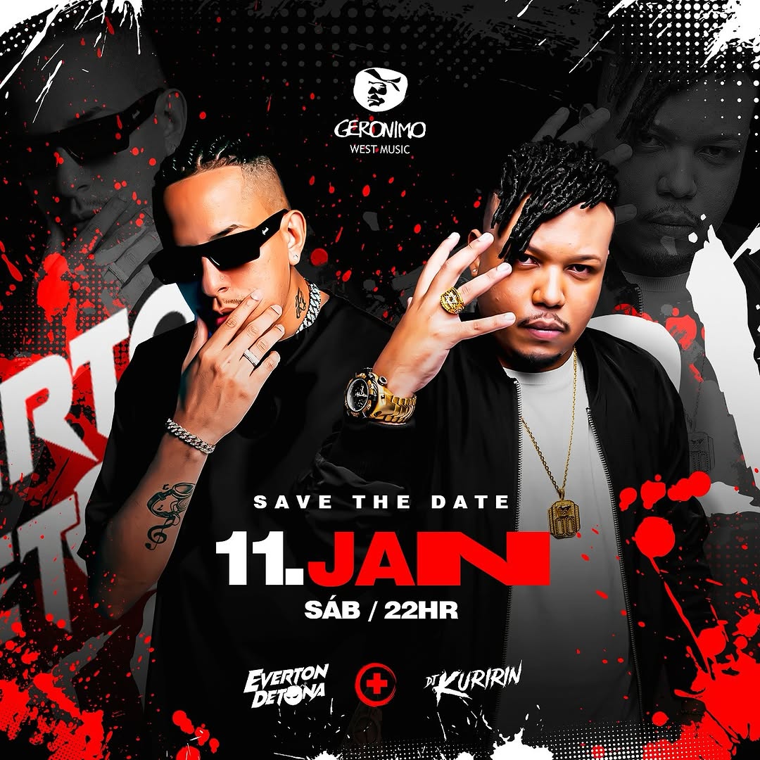 Gerônimo West Music recebe Everton Detona e DJ Kuririn em festa imperdível; SAIBA TUDO