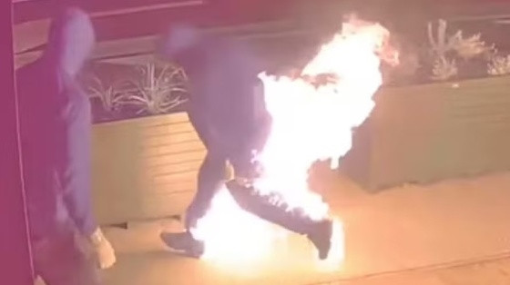 incendiário acaba em chamas e protagoniza fuga inusitada