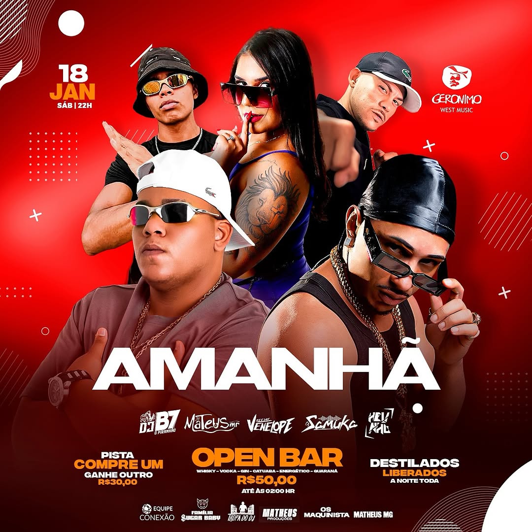 Festa épica em Gerônimo West Music promete agitar a noite com DJ B7; VEJA VÍDEO