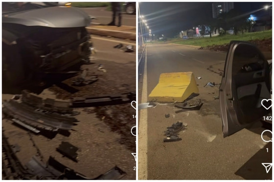 Alta velocidade resulta em grave acidente em Rondonópolis