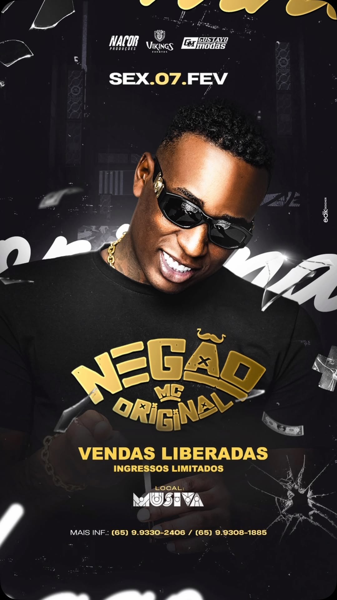 Mc Negão Original pela primeira vez em Cuiabá com show inédito na Musiva; VEJA VÍDEO