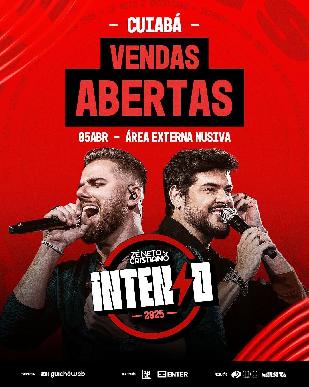 Show de Zé Neto & Cristiano em Cuiabá promete ser o evento mais intenso do ano; VEJA VÍDEO