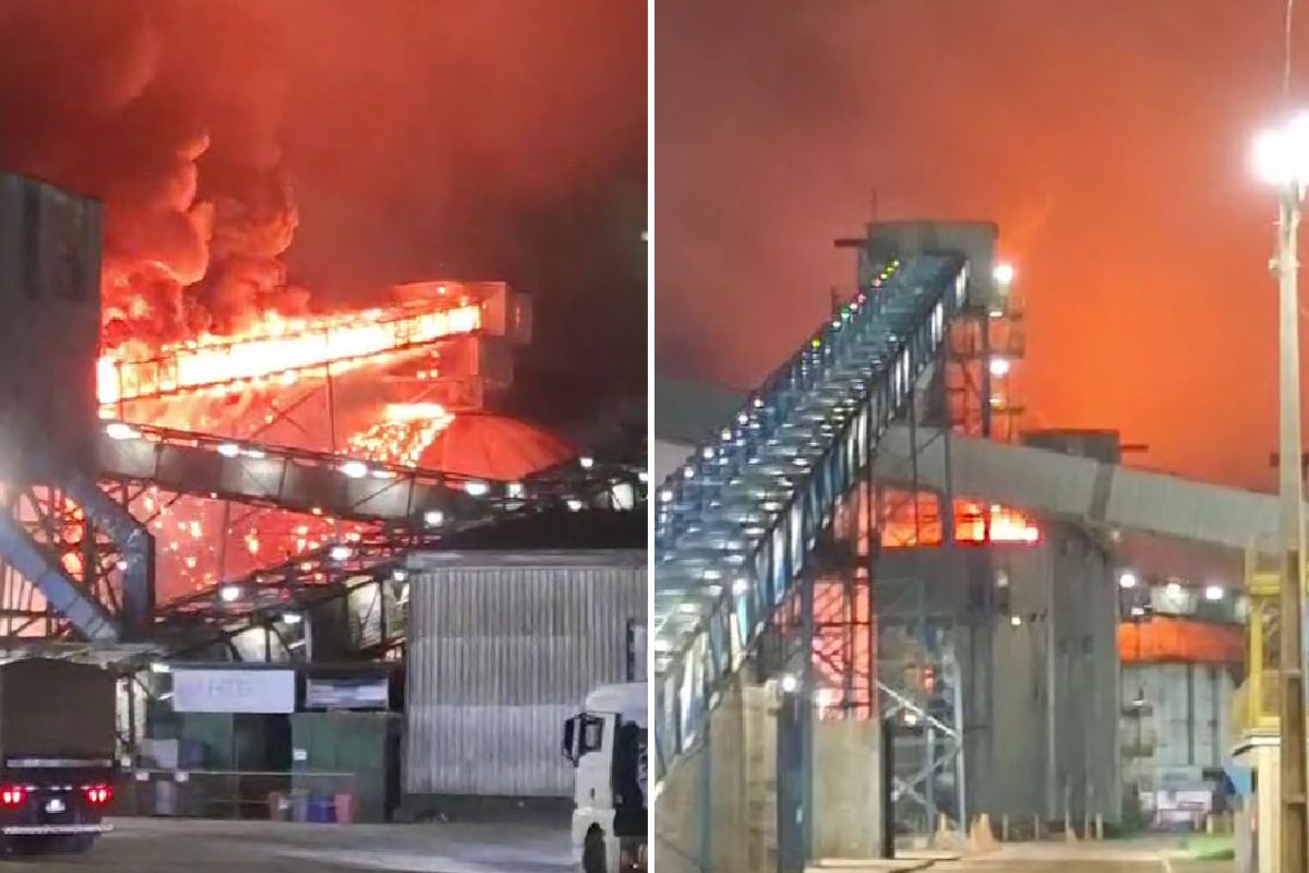 Incêndio em terminal ferroviário de Rondonópolis