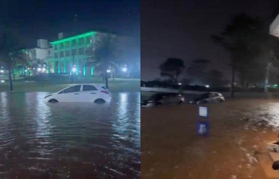 Chuva arrasa Barra do Garças e deixa moradores em alerta máximo