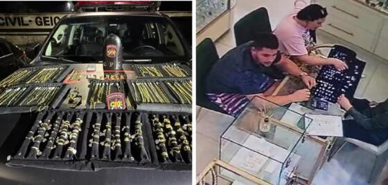 Casal é preso após roubo de R$ 1 milhão em joias em Barra do Garças