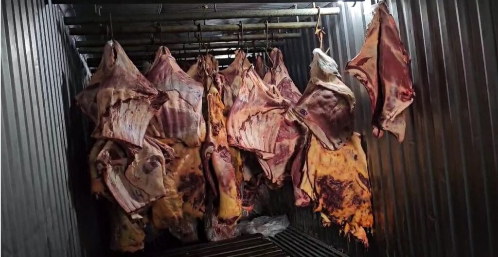 Três toneladas de carne imprópria são apreendidas em Itajaí; VEJA VÍDEO