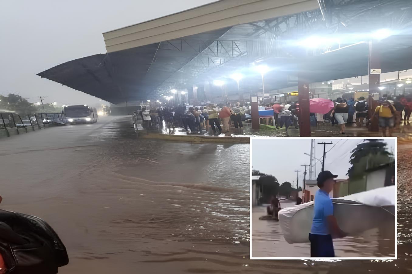 Água invade casas no bairro Alameda e expõe falhas na drenagem de Várzea Grande