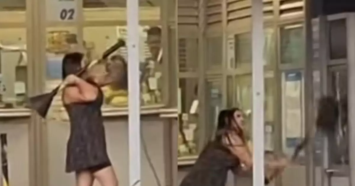 Ex-funcionária é presa após depredar lotérica em Belo Horizonte; VEJA VÍDEO