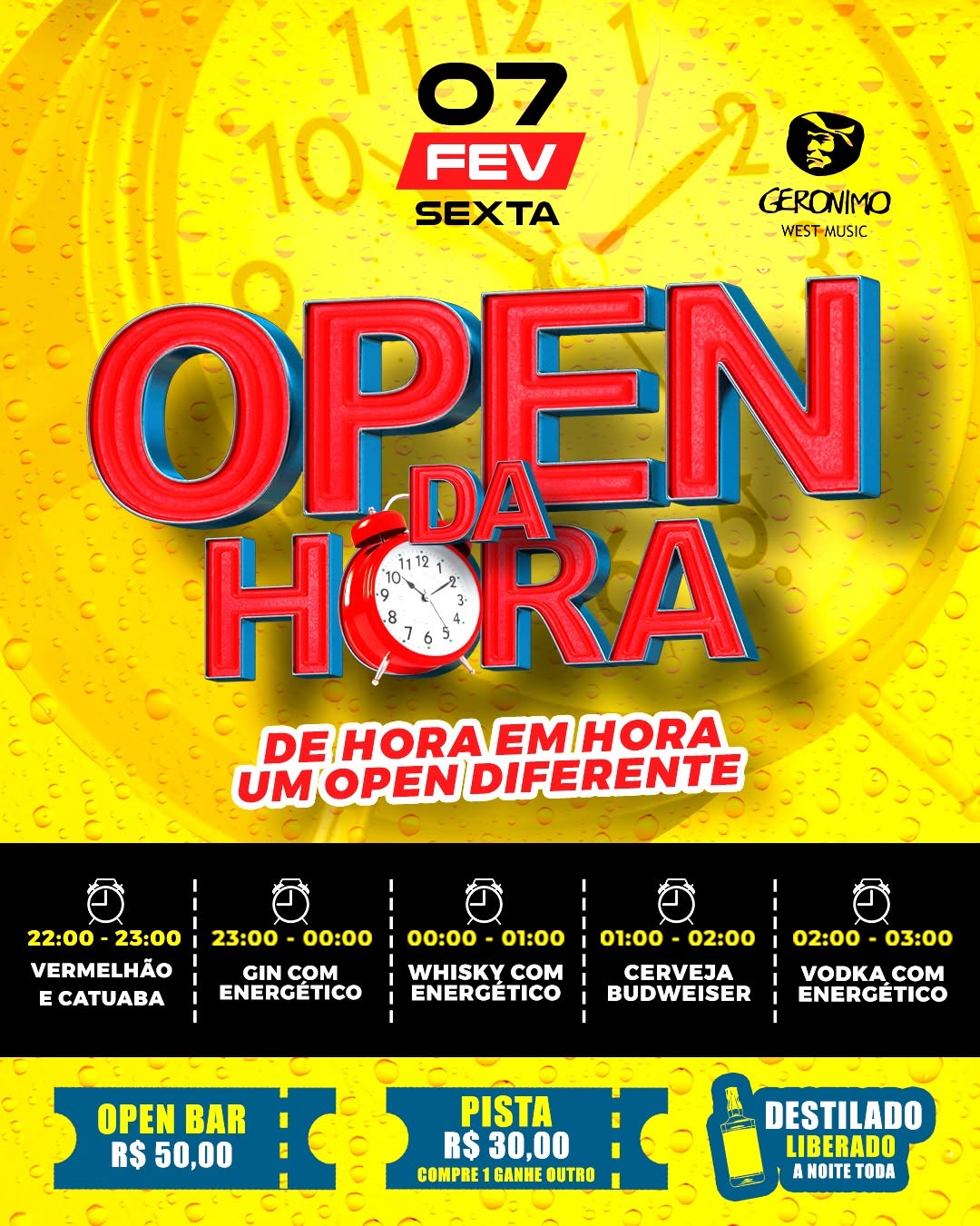 Open da Hora no Gerônimo West Music promete noite inesquecível nesta sexta-feira; VEJA VÍDEO