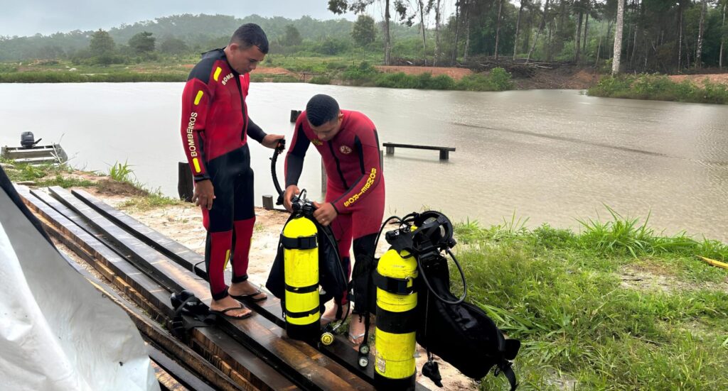 Corpo de Jovem que se afogou na represa é encontrado por Bombeiros Militares