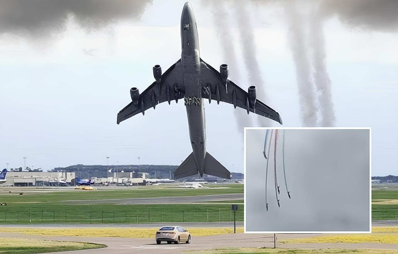 Pilotos e passageiros ejetam enquanto jatos da “Patrouille de France” colidem e caem