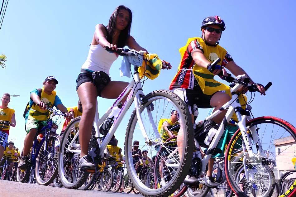 Passeio ciclístico gratuito em Cuiabá sorteará bicicletas neste domingo