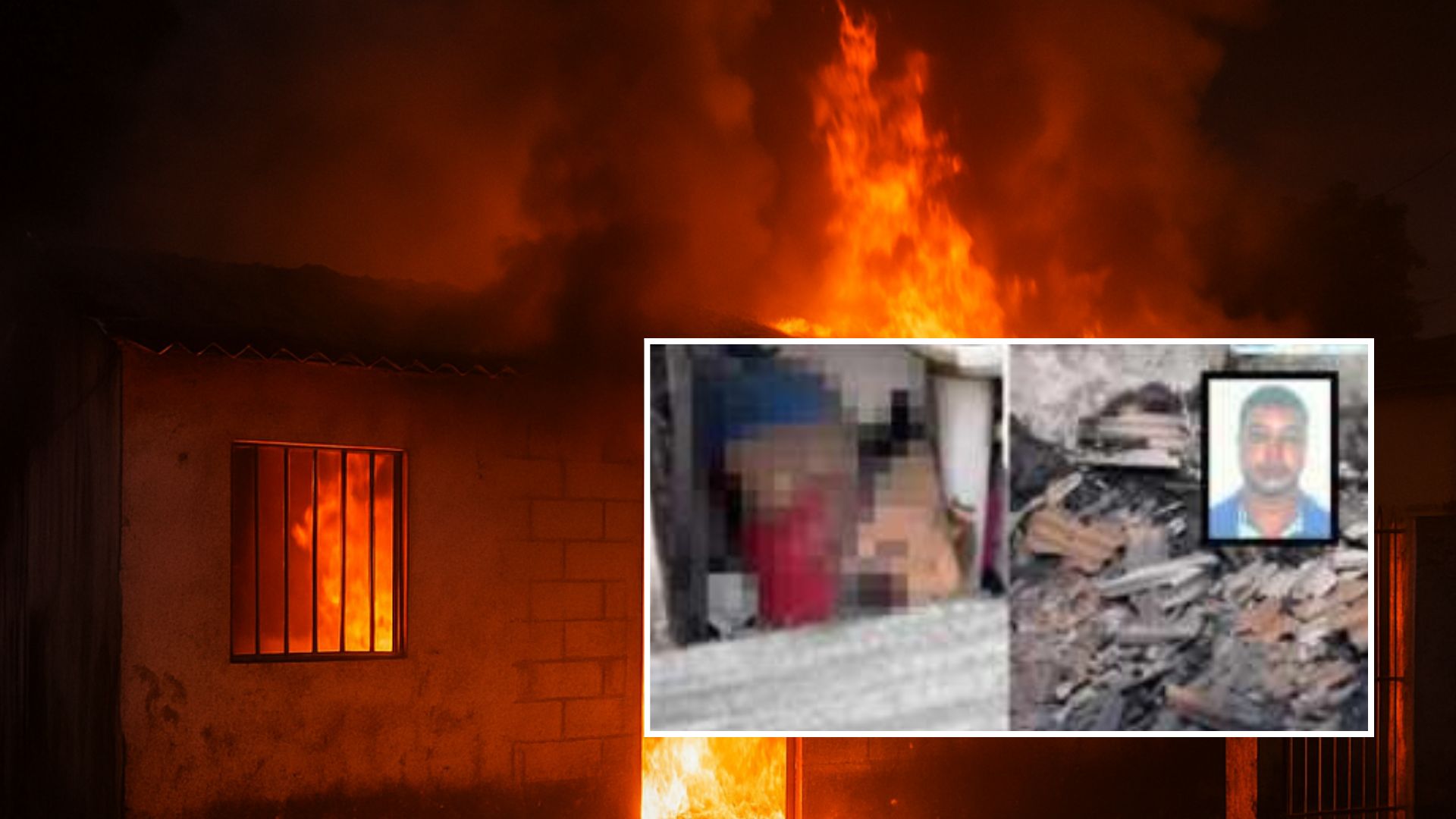 Tragédia na madrugada: homem morre em incêndio em kitnet de Campo Novo do Parecis; veja vídeo