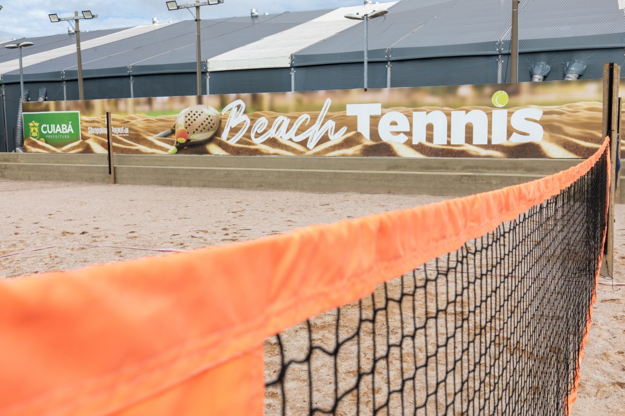 Cuiabá terá 30 quadras de areia públicas para prática de beach tennis, vôlei de praia e futevôlei