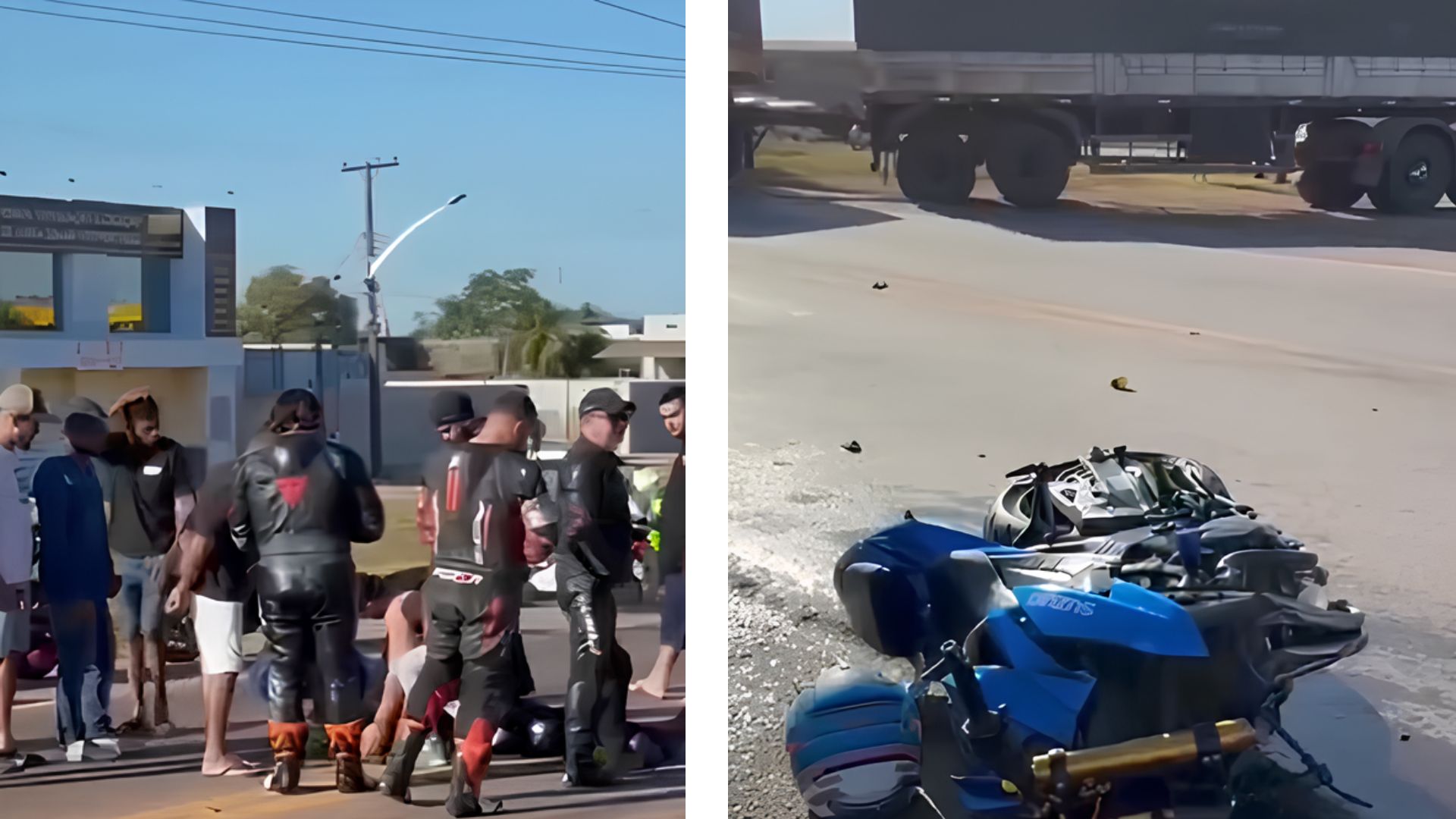 Acidente entre motociclistas na BR-163 mobiliza equipes de resgate; veja vídeo