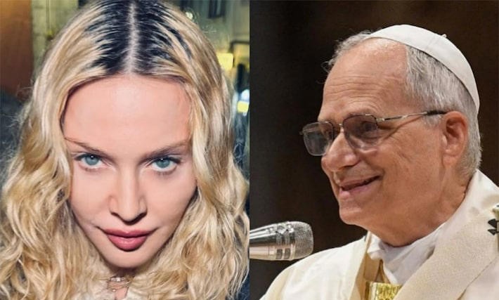 Madonna celebra parentesco com o Papa Leão XIV e diverte o pai: “Faça uma pose!”