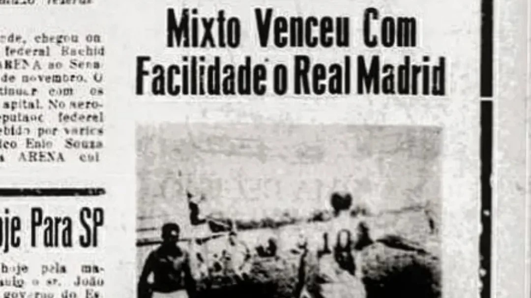Mixto 3×0 Real Madrid: relembre o clássico cuiabano que marcou o futebol em 1970