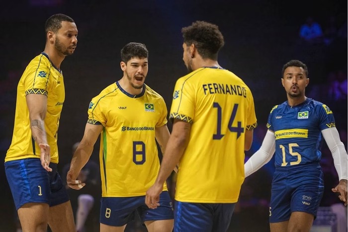 Brasil atropela o Canadá na Liga das Nações e já mira liderança com Bernardinho