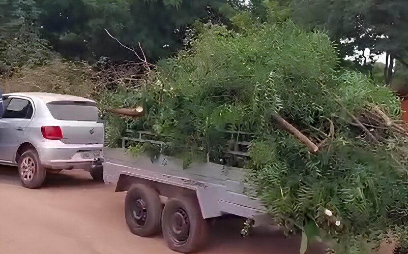 Homens tentam jogar lixo irregular em Várzea Grande e são surpreendidos por equipe da prefeitura; veja vídeo