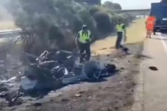 Imagens revelam estado do carro de Diogo Jota após acidente fatal na Espanha; veja vídeo