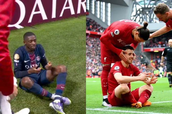 Dembélé emociona torcedores ao recriar comemoração de Diogo Jota após gol contra o Bayern; veja vídeo