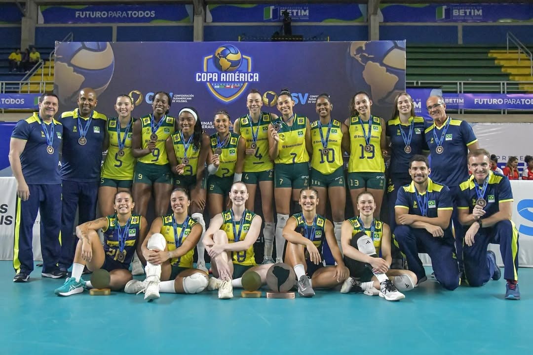 Vídeo: Brasil leva bronze na Copa América de Vôlei e vê Argentina conquistar título com campanha impecável