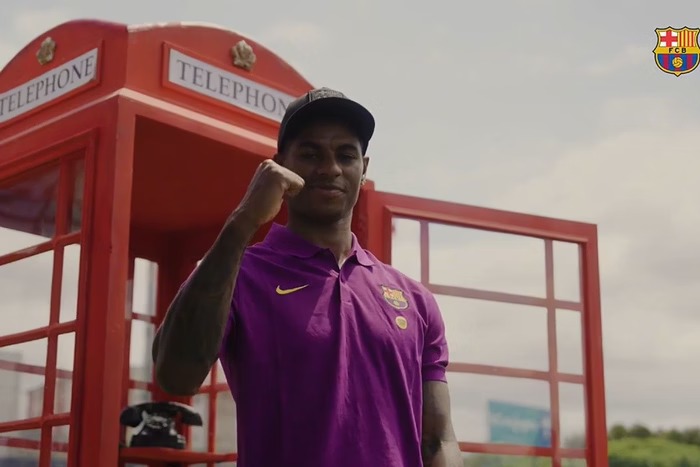 Vídeo: Rashford é anunciado pelo Barcelona e vestirá a camisa 14