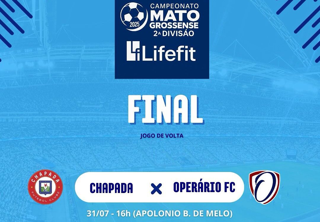 Chapada e Operário jogam final decisiva da Segunda Divisão em clima de festa e pressão