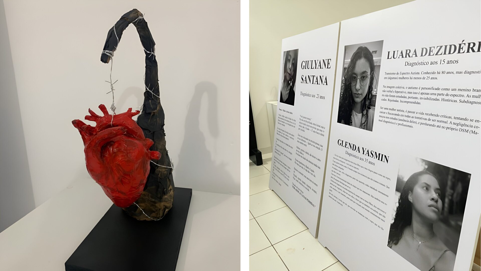 Exposição sobre autismo feminino em Jaciara emociona e provoca reflexões importantes