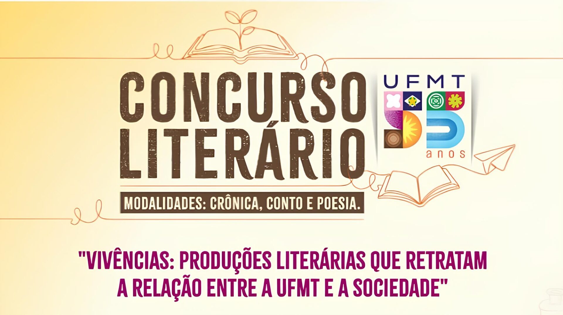 UFMT promove concurso literário para celebrar seus 55 anos com poesia, contos e crônicas