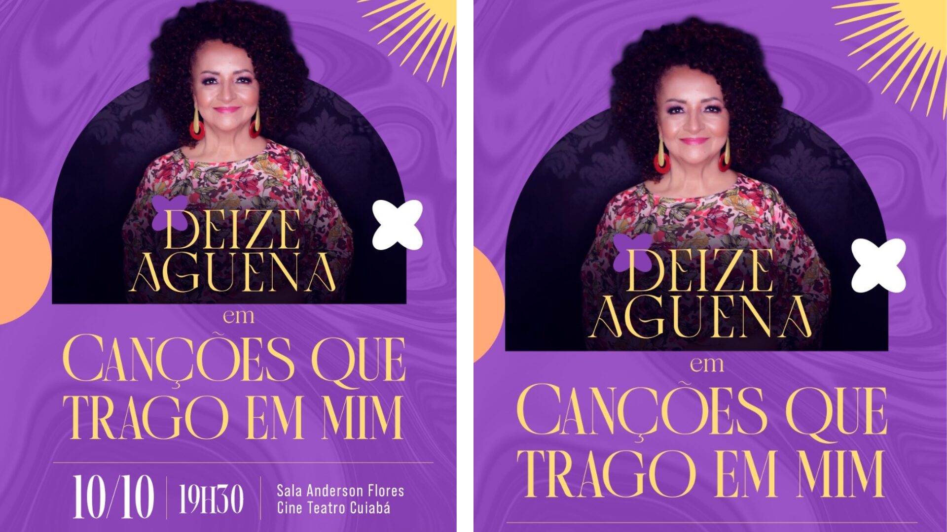 Deize Águena apresenta show “Canções que Trago em Mim” no Cine Teatro Cuiabá