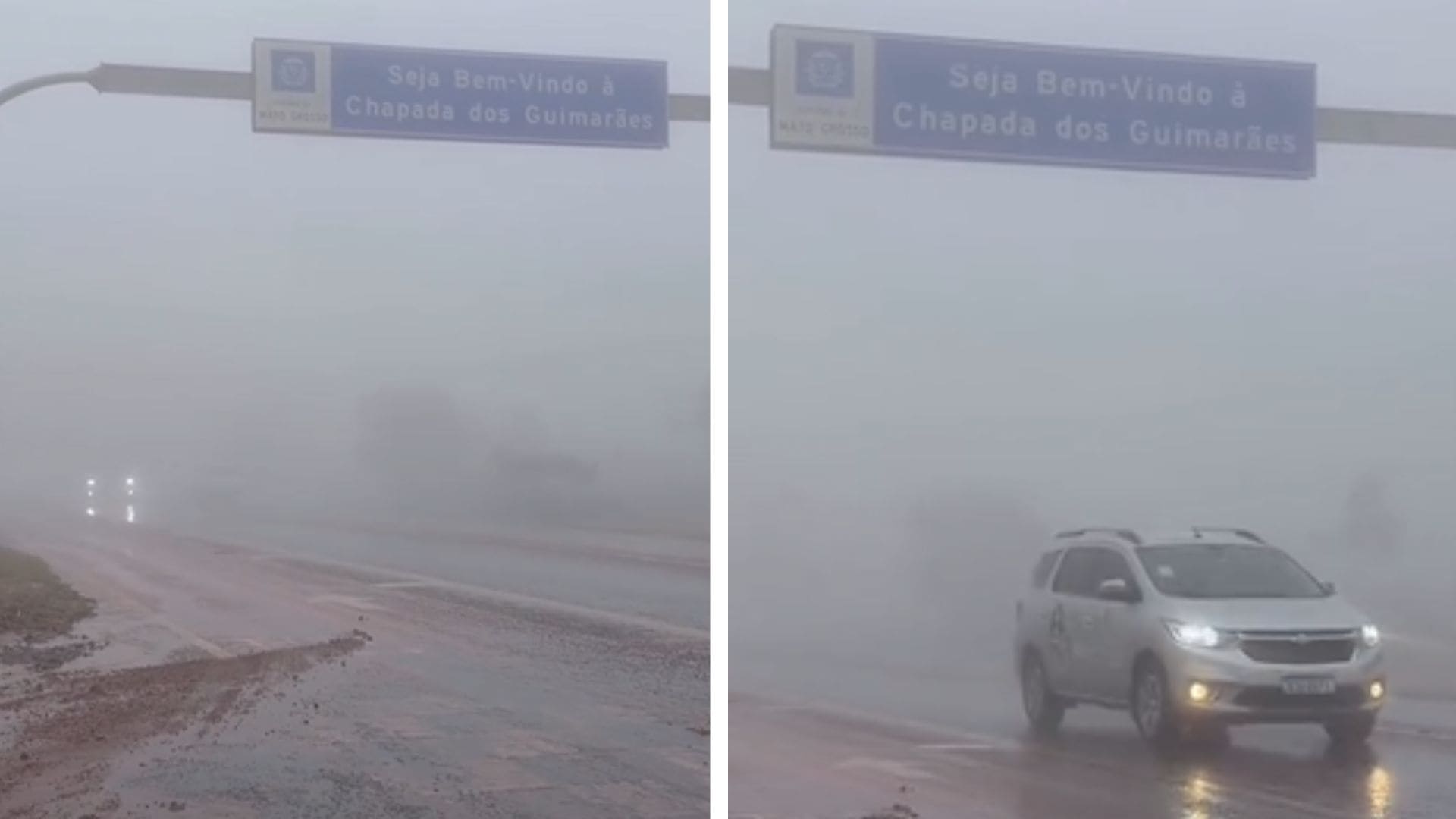 Neblina e frio de serra tomam conta de Chapada dos Guimarães após chegada das chuvas; veja vídeo